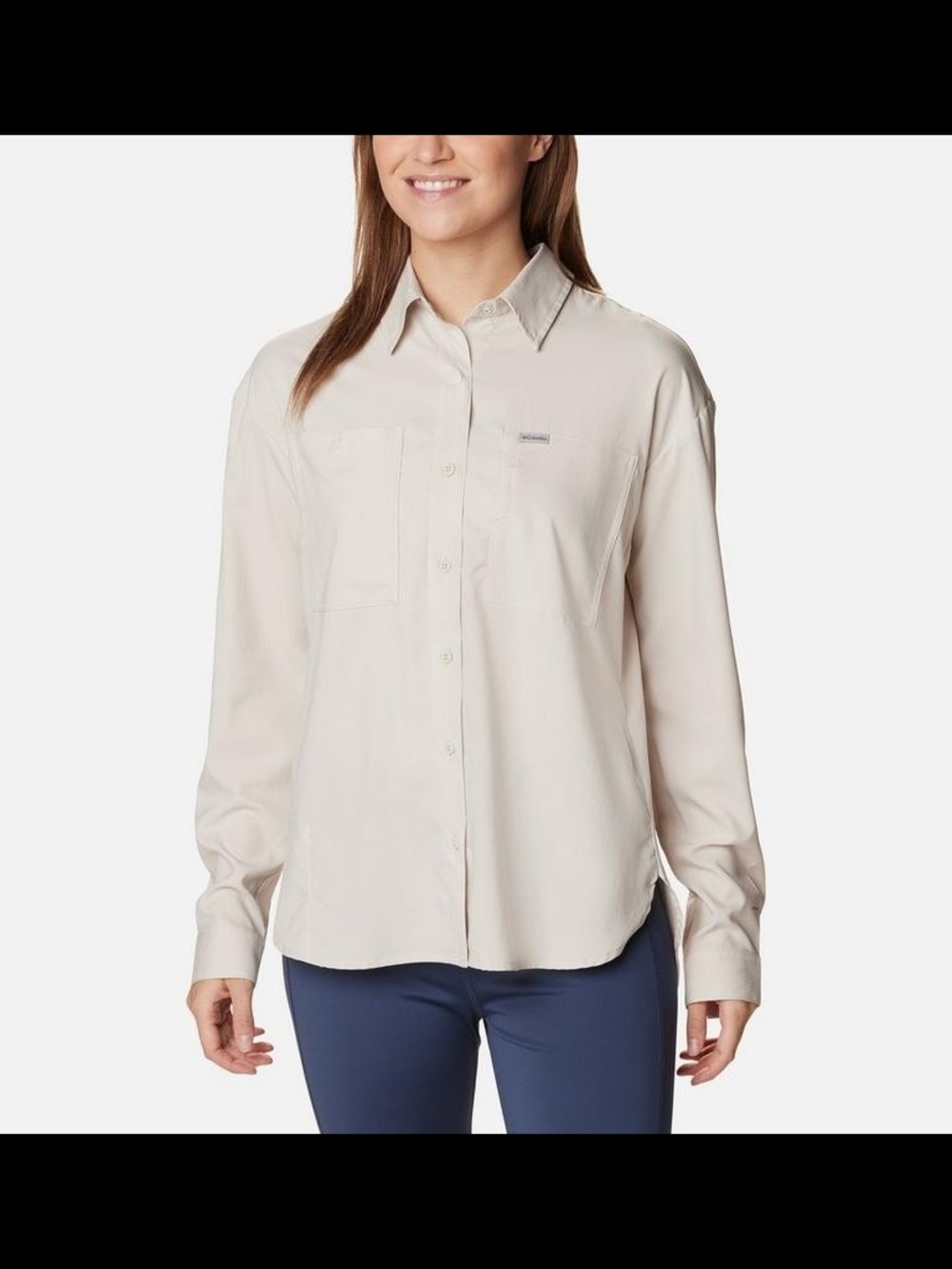 Columbia Women's Long-Sleeve Sun Shirt Silver Ridge Utility Technical SPF